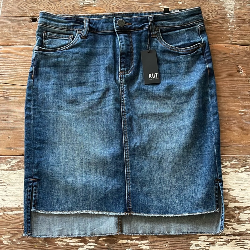 Kit from the Kloth denim skirt. Connie style. New w/ tags.